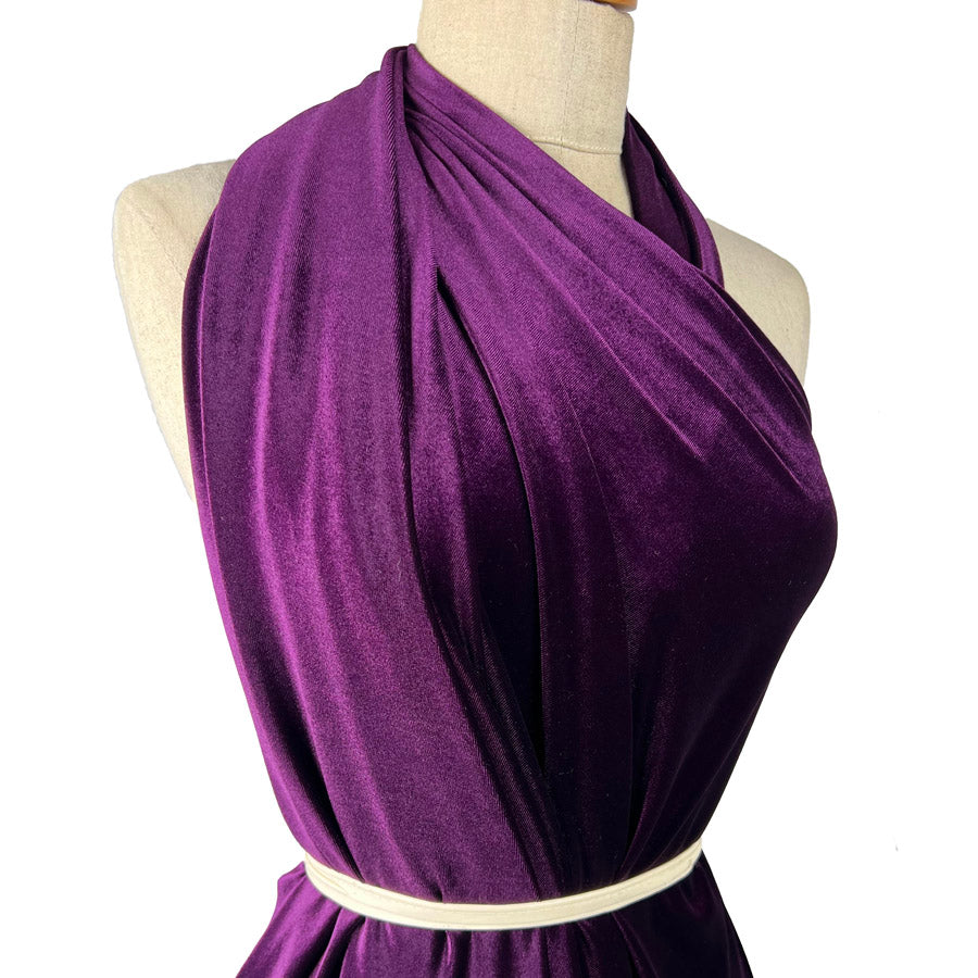 Roxy Stretch Velvet - Purple