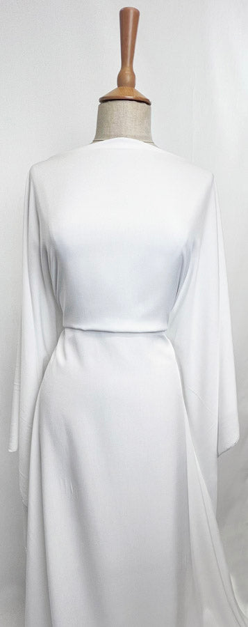 Plain Viscose Poplin Dress Fabric White Dress