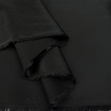 Plain Viscose Satin - Black