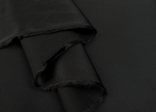 Plain Viscose Satin Black Rayon Woven Dress Fabric Fold