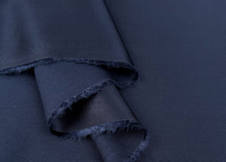 Plain Viscose Satin Navy Rayon Woven Dress Fabric Fold