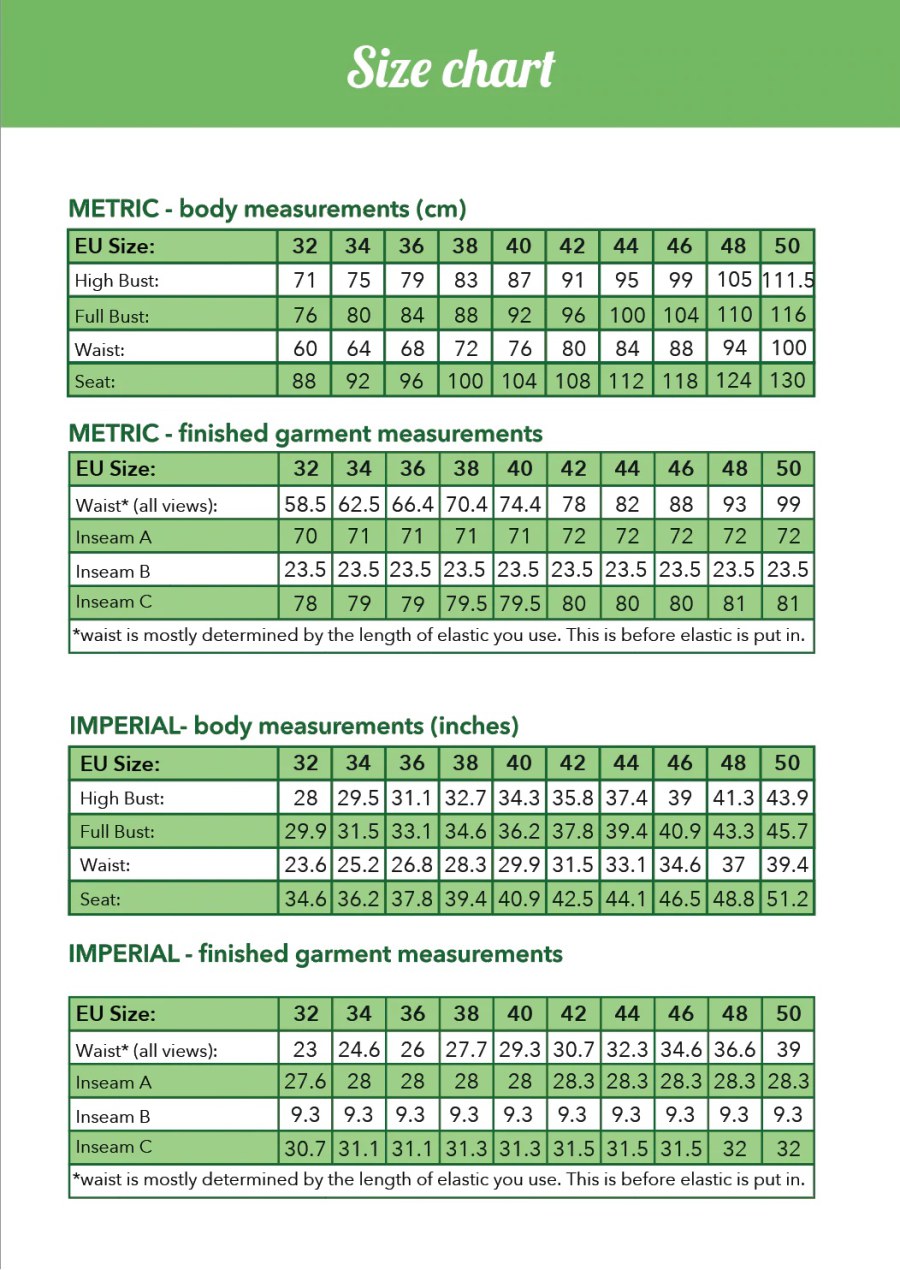 Ploen Patterns - Jorun Leggings Pattern (EU 32-50)