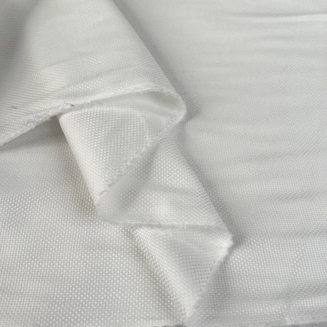 Polo Perhaps Cotton Pique White Woven Shirting Fabric Fold