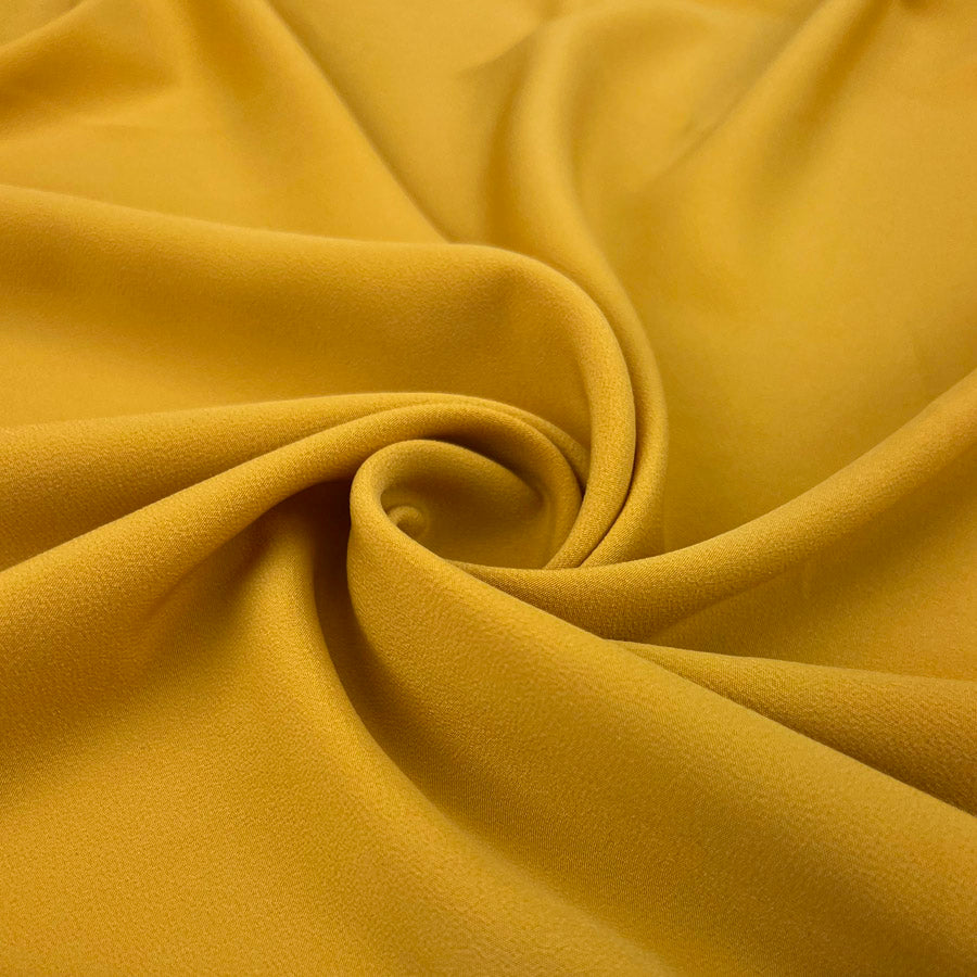 Polyester  Ress Fabric Landon Superior Smooth Crepe Mustard Twist 109F396A Cc5D 4Cc2 8Aca E2296A6A4647