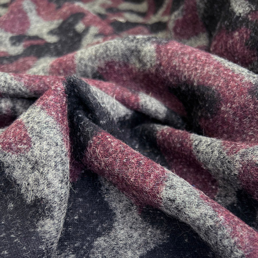 Polyster Fall Polyester Wool Blend Coating Fabric | The Fall - Damson Patch – Croft Mill