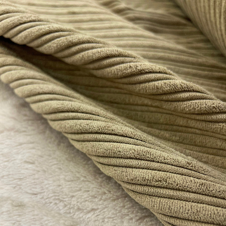 Fur Lined Cord - Beige