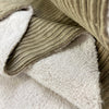 Fur Lined Cord - Beige