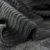 Remnant - Fur Lined Cord - Black (1m)