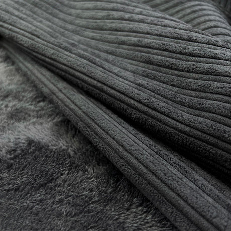 Remnant - Fur Lined Cord - Black (1m)