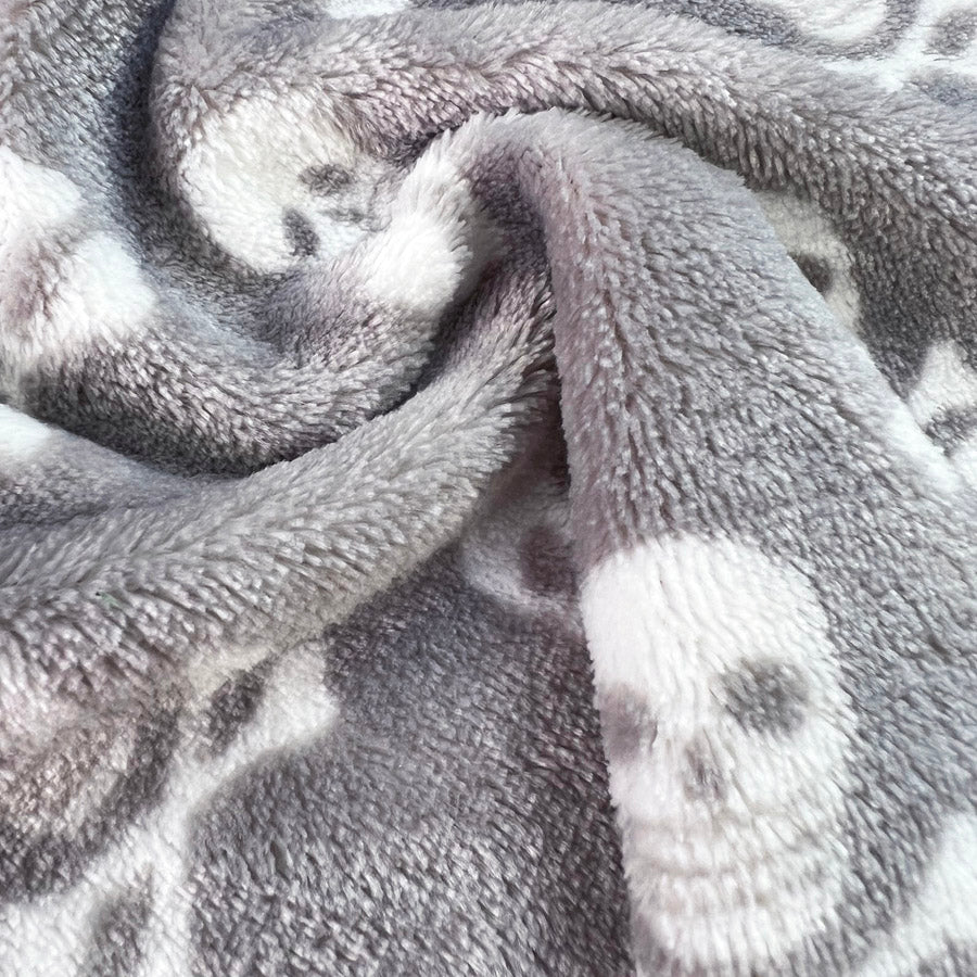 Double Sided Fleece - Skulls