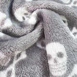 Double Sided Fleece - Skulls