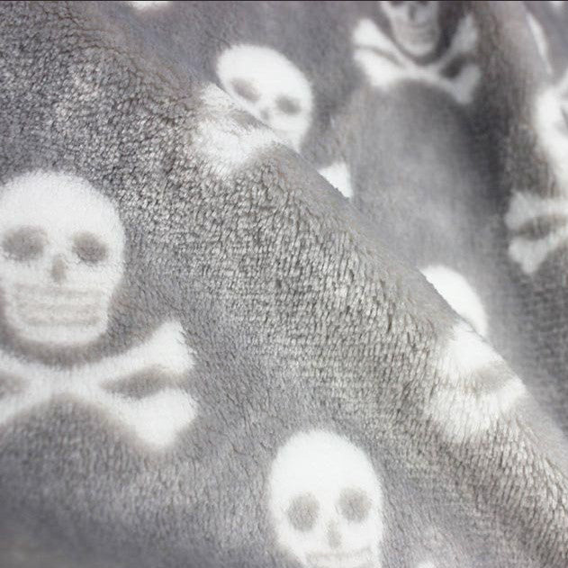 Double Sided Fleece - Skulls