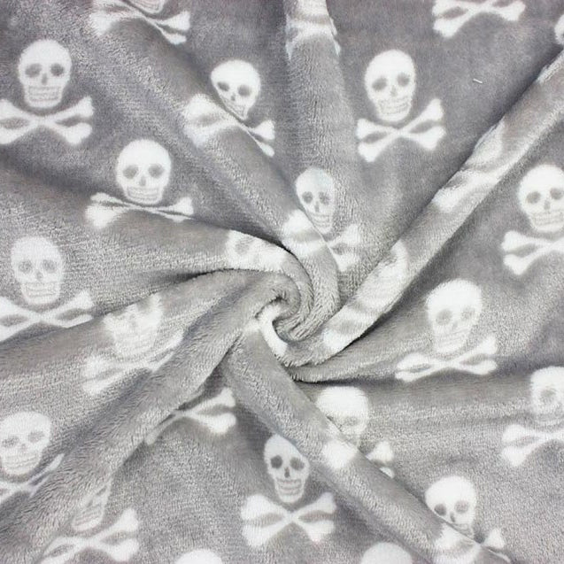 Double Sided Fleece - Skulls