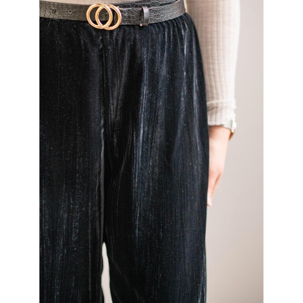 Noir Luxe Crushed Velvet