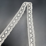 Polyester Flat Lace Trim - Ellie - Ivory