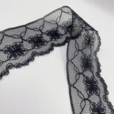 Polyester Flat Lace Trim - Lucy - Black