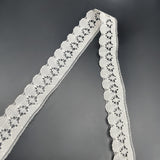 Polyester Flat Lace Trim - Sasha - Ivory