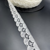 Polyester Flat Lace Trim - Sophie - Soft White