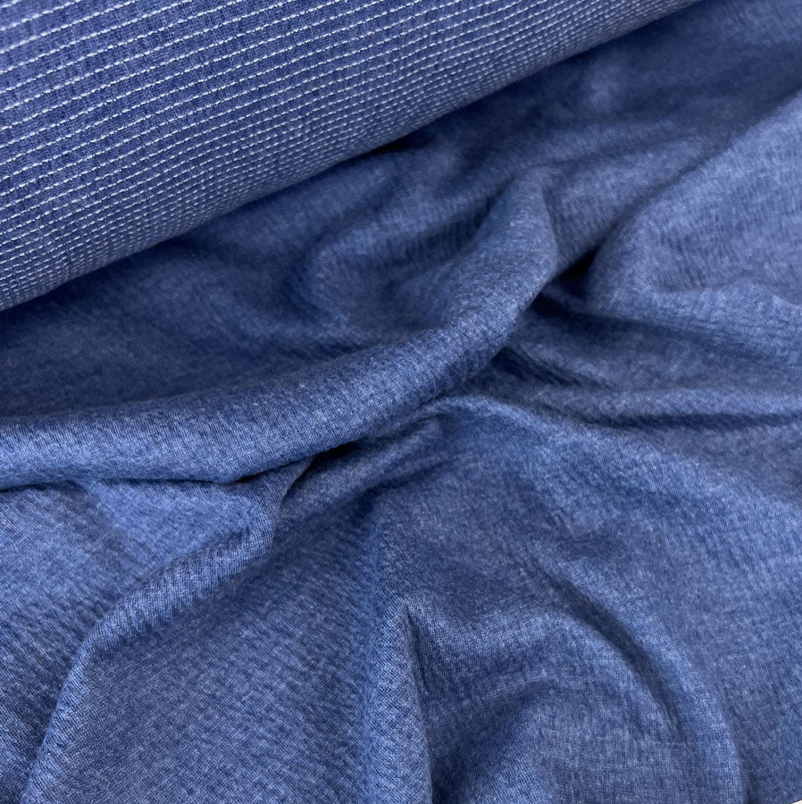 Denim Jersey Crinkle