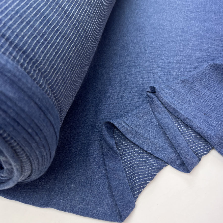 Denim Jersey Crinkle