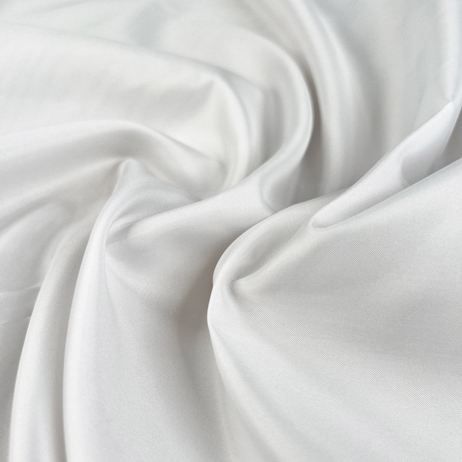 Polyester Lining - White