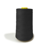 Polyester Overlocking Sewing Machine Thread Cone - Black (5000m)