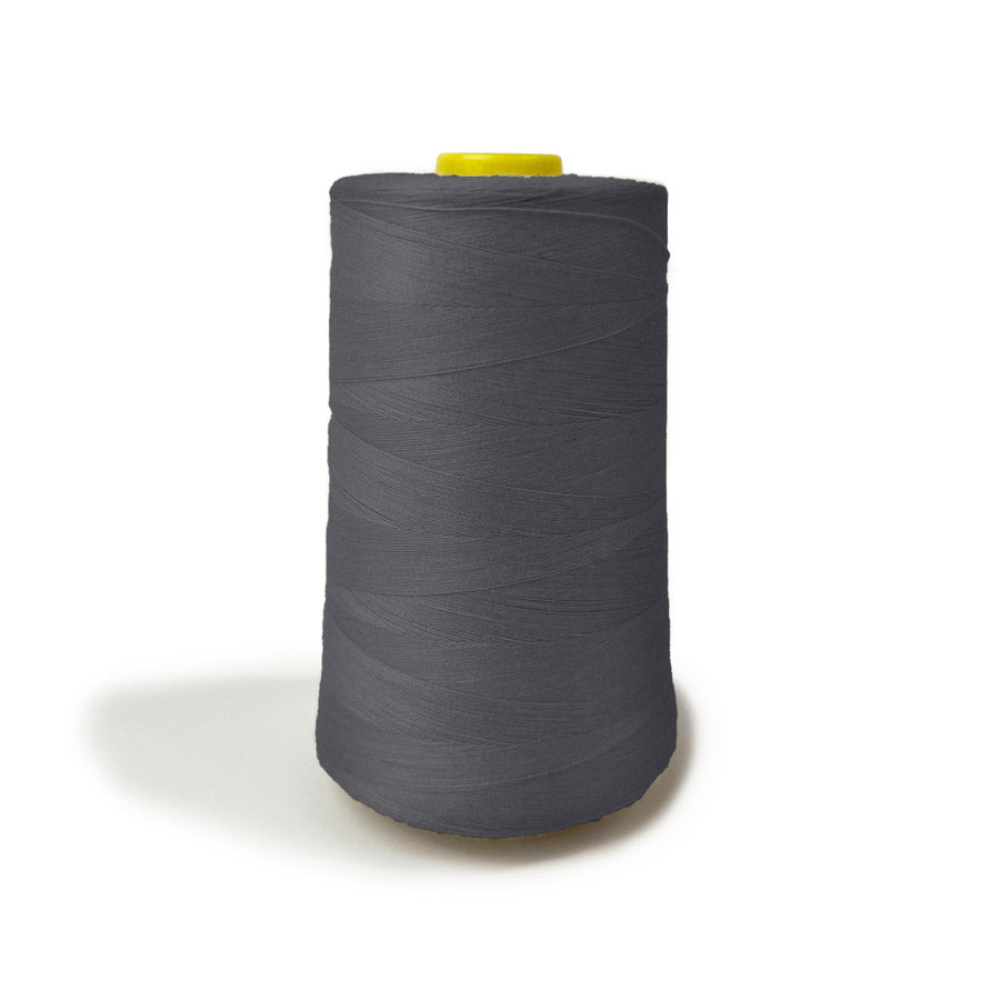 Polyester Overlocking Sewing Machine Thread Cone Grey