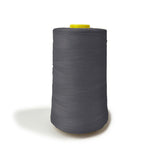 Polyester Overlocking Sewing Machine Thread Cone - Dark Grey (5000m)