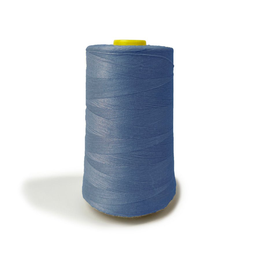 Polyester Overlocking Sewing Machine Thread Cone - Hospital Blue (5000m)