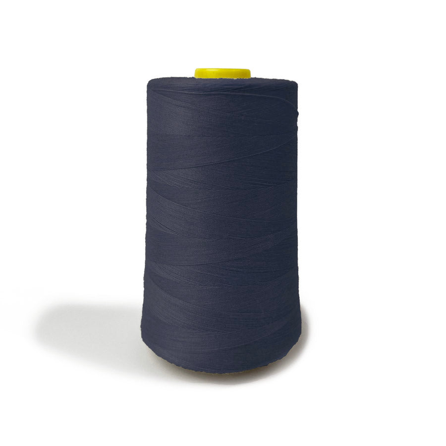 Polyester Overlocking Sewing Machine Thread Cone - Navy (5000m)