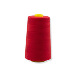 Polyester Overlocking Sewing Machine Thread Cone - Red (5000m)