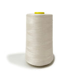Polyester Overlocking Sewing Machine Thread Cone - White (5000m)