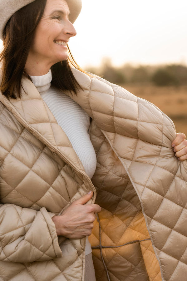 Quilted Crystal - Cream