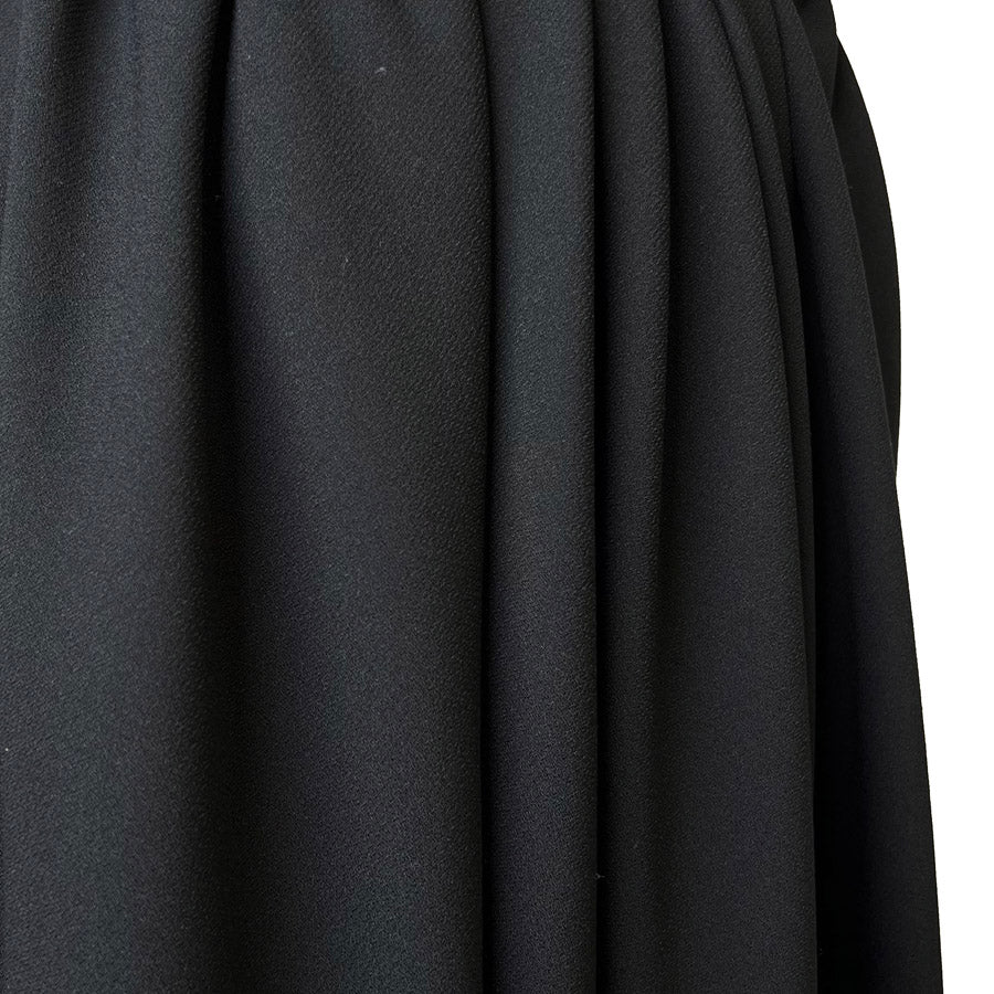 Remnant - Monaco Crepe - Black (1.6m)