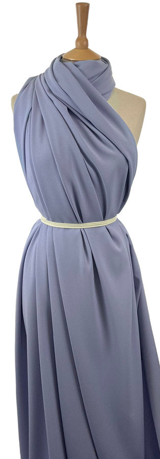 Remnant - Monaco Crepe - Dusky Blue (2m)