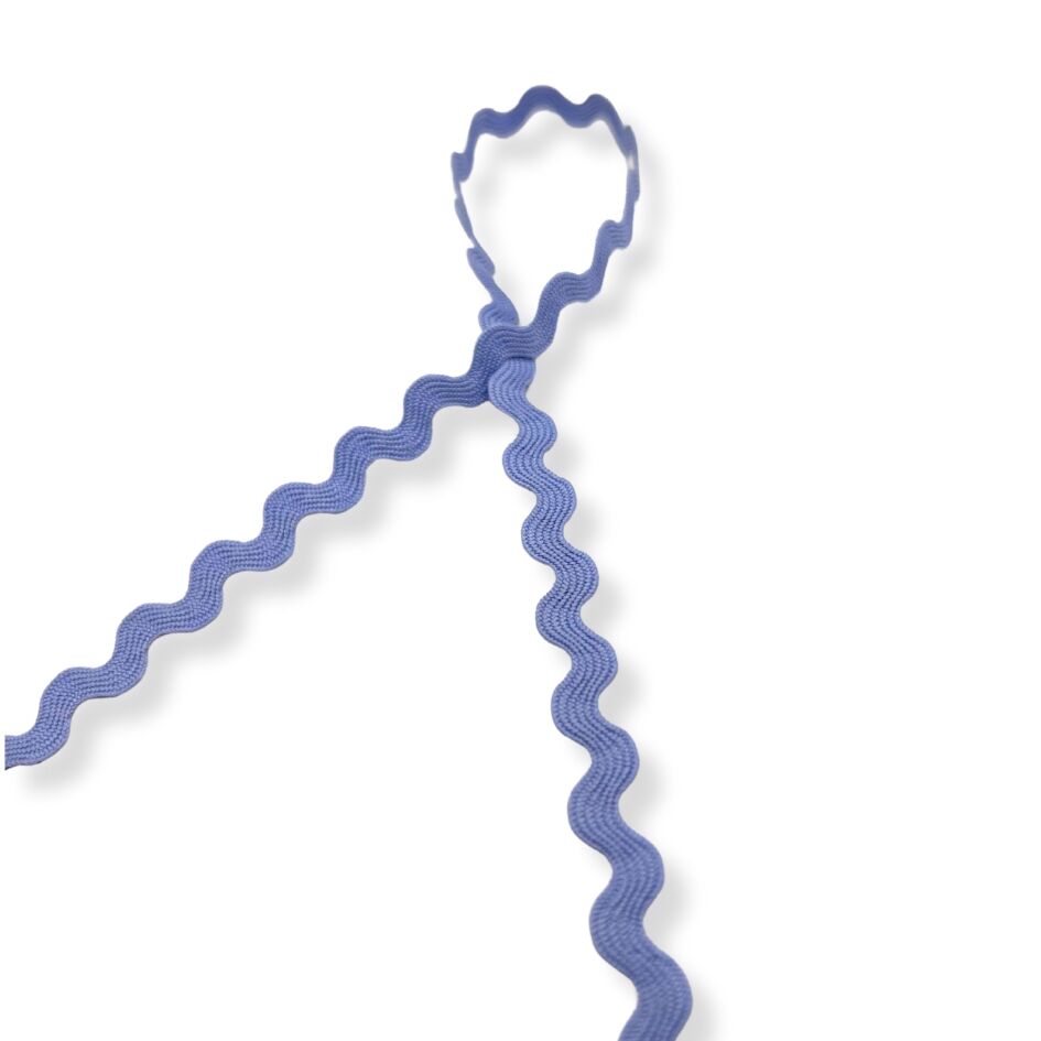 Royal Blue Ric Rac Polyester Ric Rac Trim Edging | Ric Rac - Sky Blue (6mm) – Croft Mill