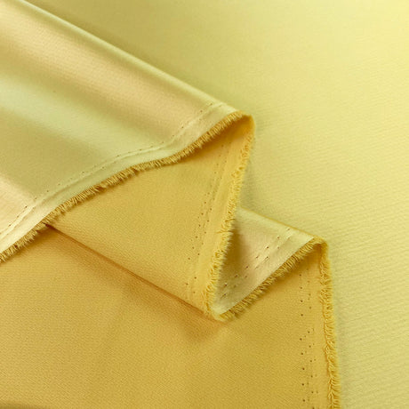 Polyester Satin Back Crepe Dress Fabric Liquid Sunshine Fold