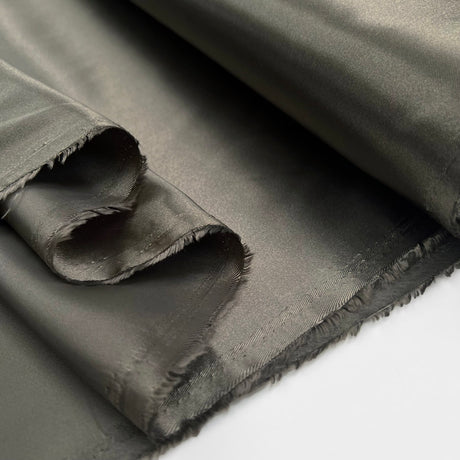 Polyester Satin Dress Fabric Lumos Lining Quartz Fold