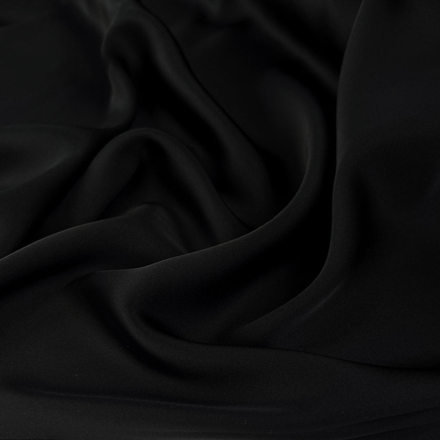 Polyester Satin Lining - Black