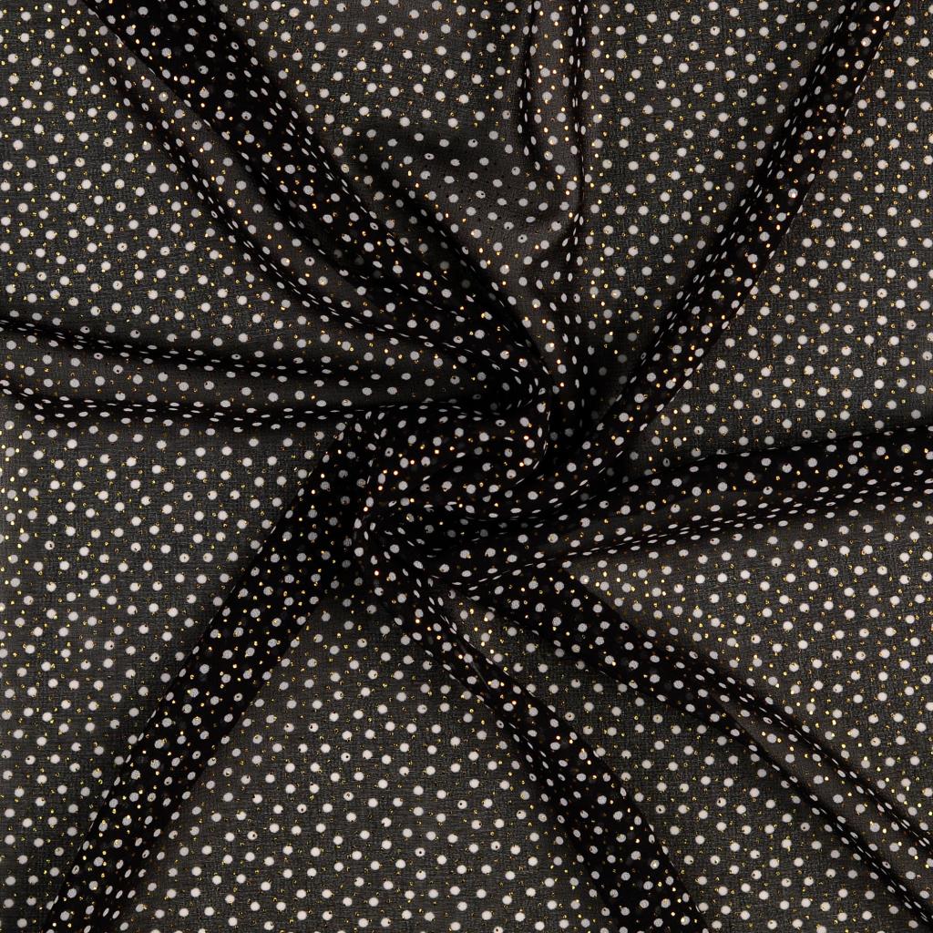 Polka Sparkle Chiffon