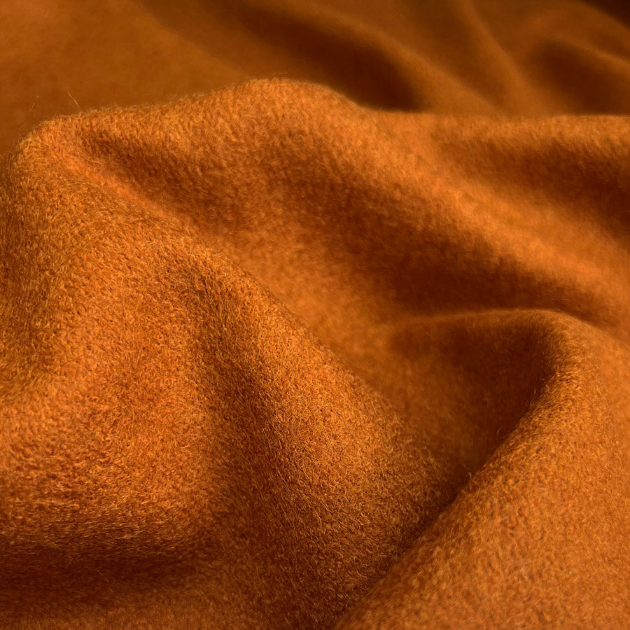 Remnant - Boiled Wool - Terracotta (1m)
