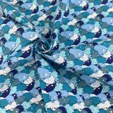 Poplin Print - Bearly Blue