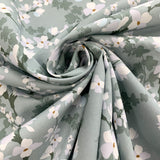 Poplin Print - Blossom - Green