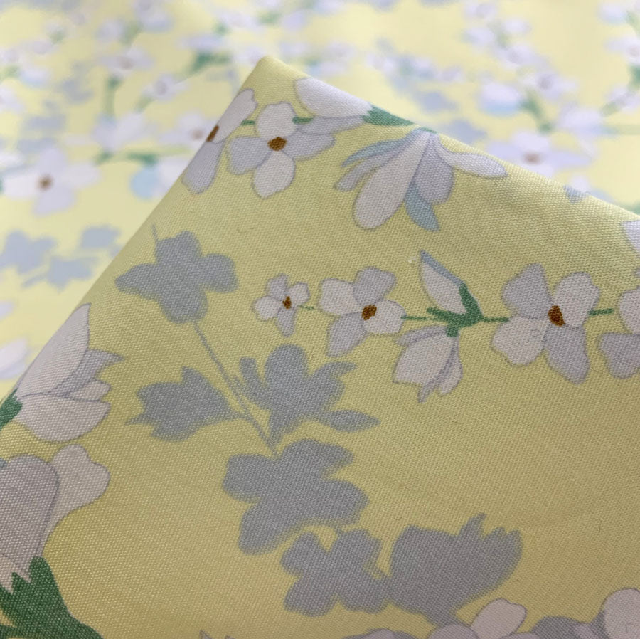 Poplin Print - Blossom - Yellow