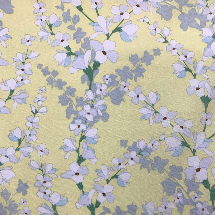 Poplin Print - Blossom - Yellow