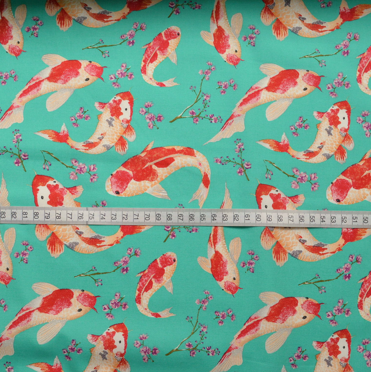 Poplin Print - Carpe Diem - Jade