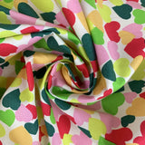 Sewing Room - Colourful Hearts - Green