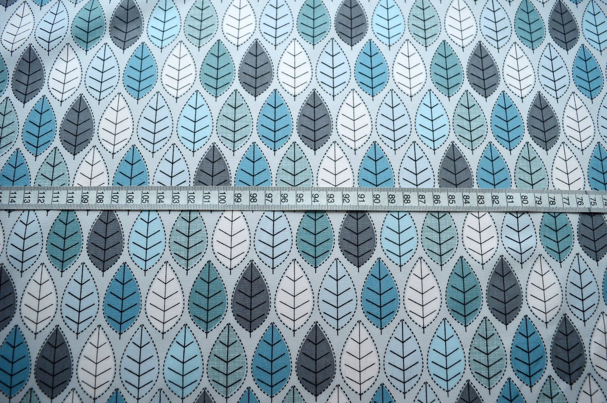 Poplin Print - Conran - Blue