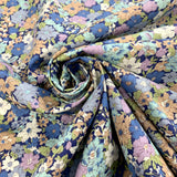 Poplin Print - Country Garden - Navy