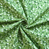 Poplin Print - Fields- GREEN